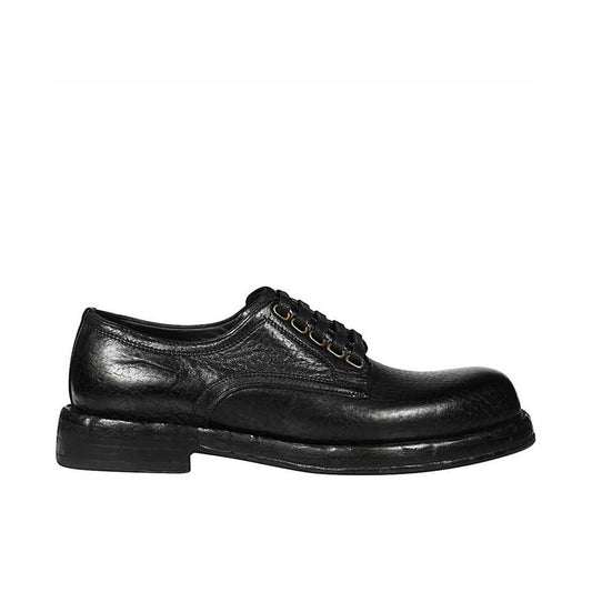 Dolce &amp; Gabbana – Oxfords und Derbys aus schwarzem Leder