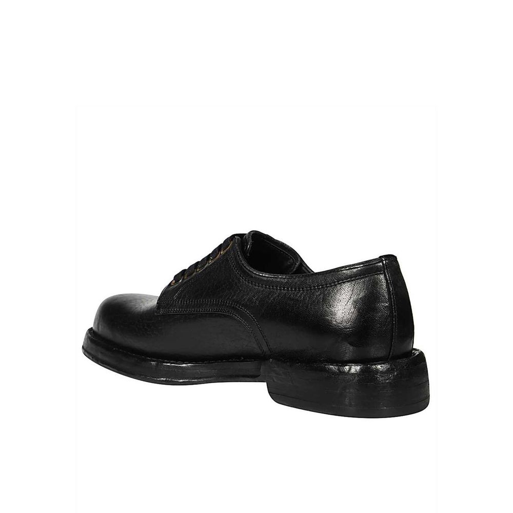 Dolce &amp; Gabbana – Oxfords und Derbys aus schwarzem Leder