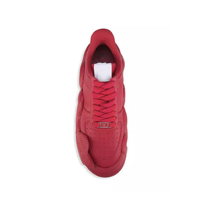 Giuseppe Zanotti Red Calfskin Chunky Sneakers