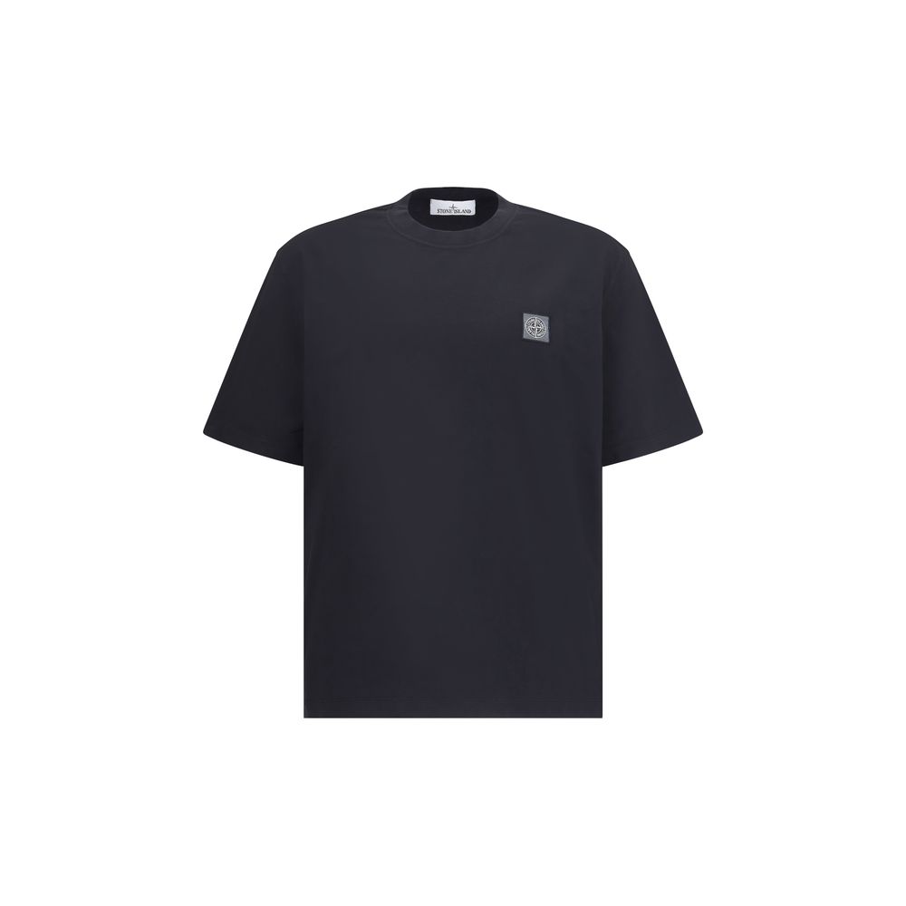 Stone Island T-Shirt mit Logo-Patch