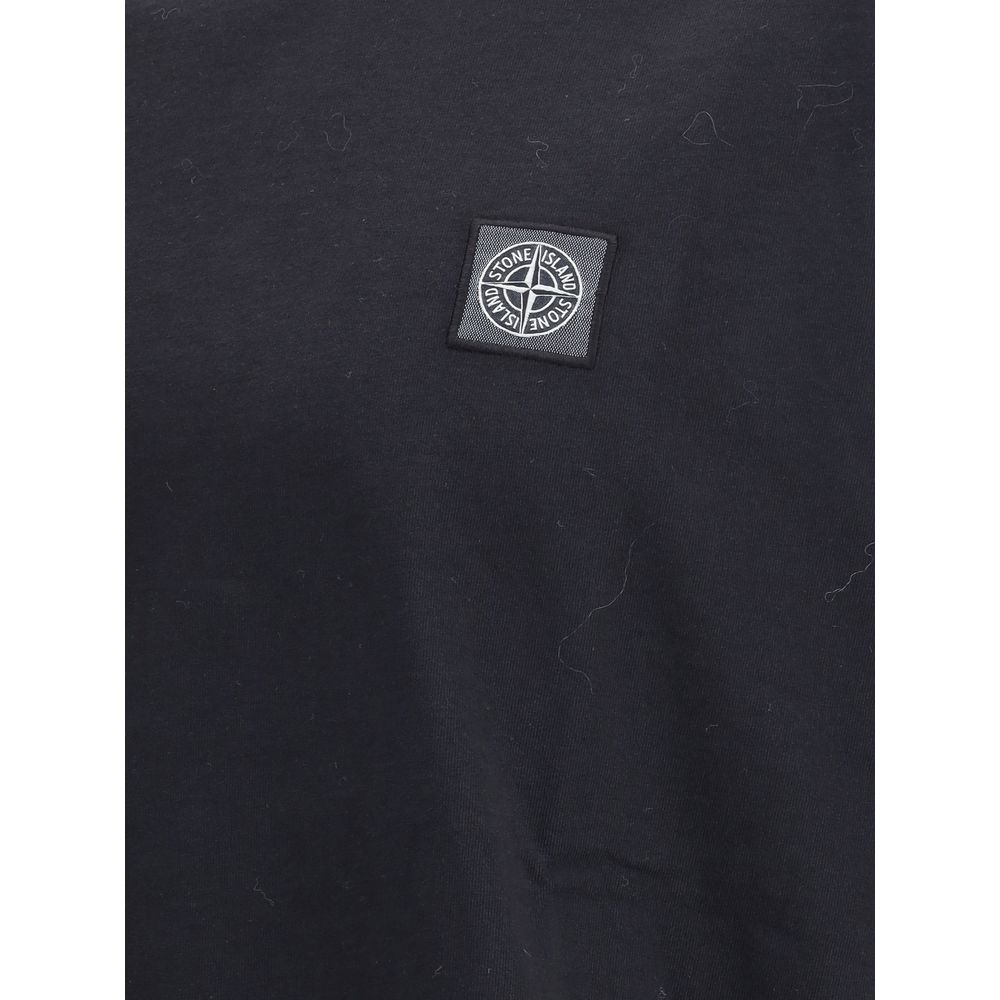 Stone Island T-Shirt mit Logo-Patch
