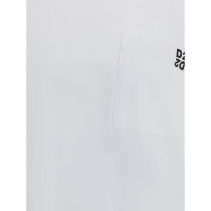 Dsquared² Weißes Baumwoll-T-Shirt