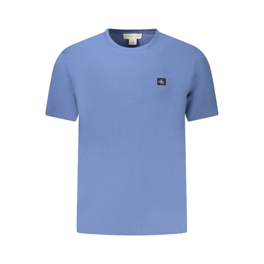 Calvin Klein Herren-T-Shirt aus Baumwolle, Blau
