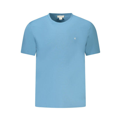 Calvin Klein Herren-T-Shirt aus blauer Baumwolle