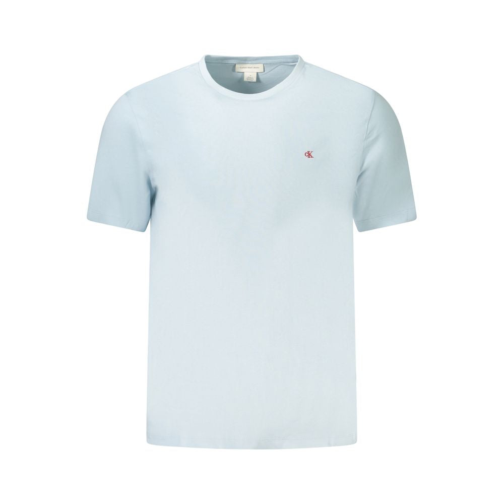 Calvin Klein Herren-T-Shirt aus blauer Baumwolle