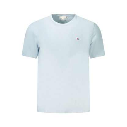 Calvin Klein Herren-T-Shirt aus blauer Baumwolle