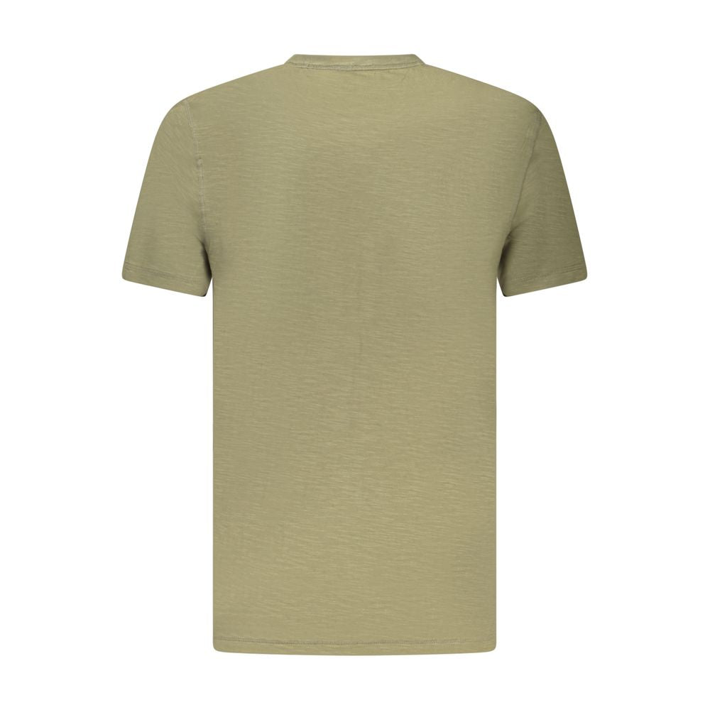 Hugo Boss Grünes Baumwoll-T-Shirt für Herren