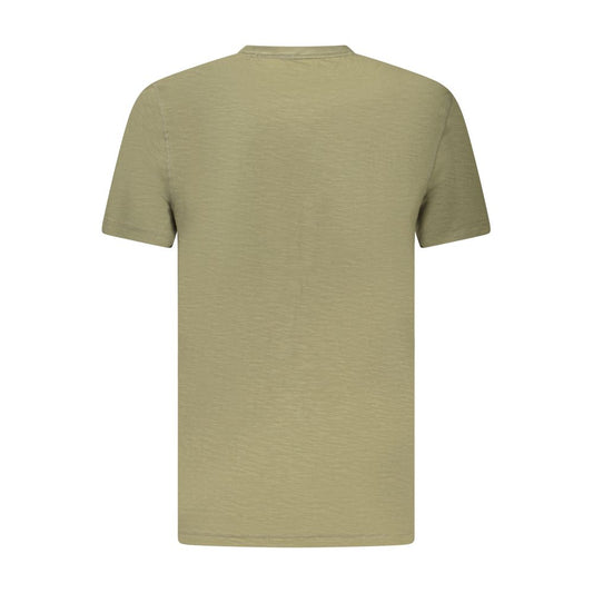 Hugo Boss Grünes Baumwoll-T-Shirt für Herren