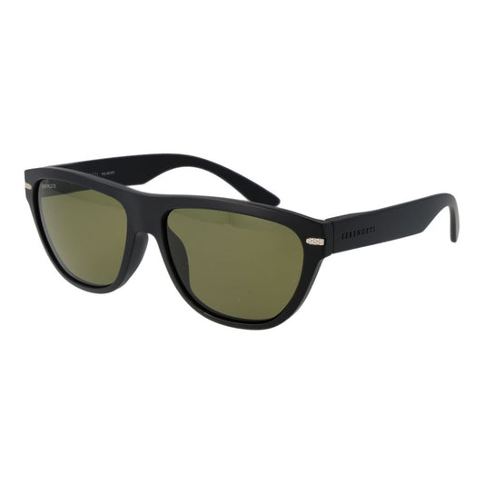 Serengeti Schwarze Unisex-Sonnenbrille
