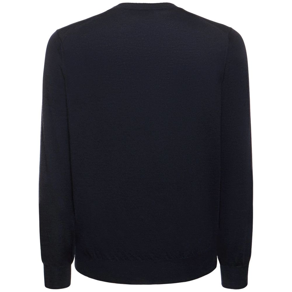 Brunello Cucinelli Blauer Kaschmir-Herrenpullover