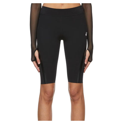 Off-White – Schwarze Nylon-Shorts