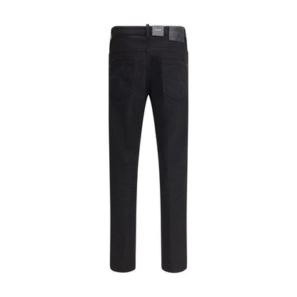 Dsquared² Black Cotton Skinny Jeans