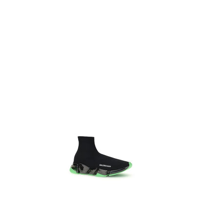 Balenciaga Schwarze Sport-Sneaker aus Polyester