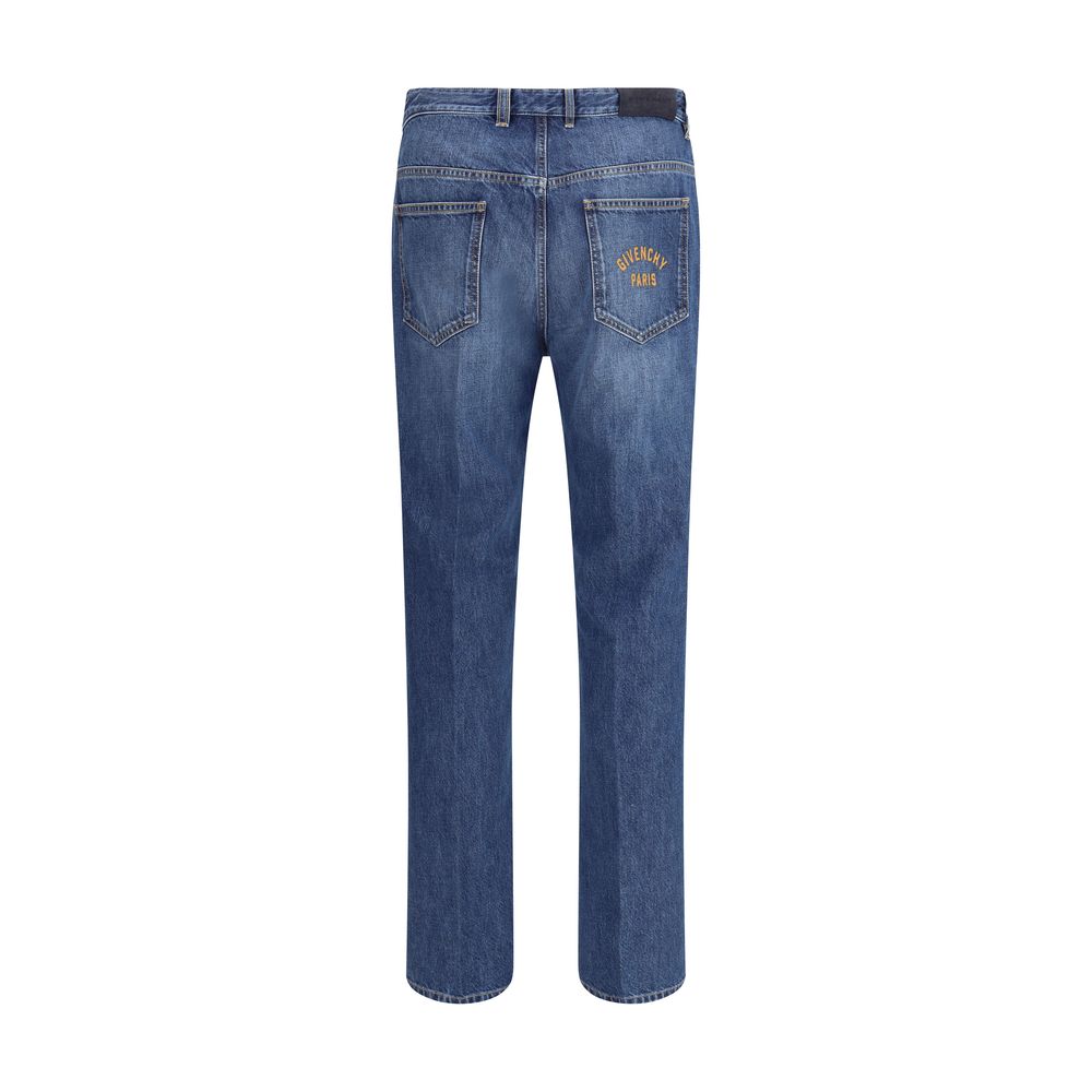 Givenchy Blaue Baumwoll-Jeans mit geradem Bein