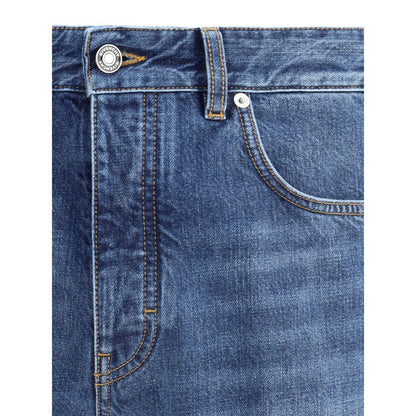 Givenchy Blaue Baumwoll-Jeans mit geradem Bein