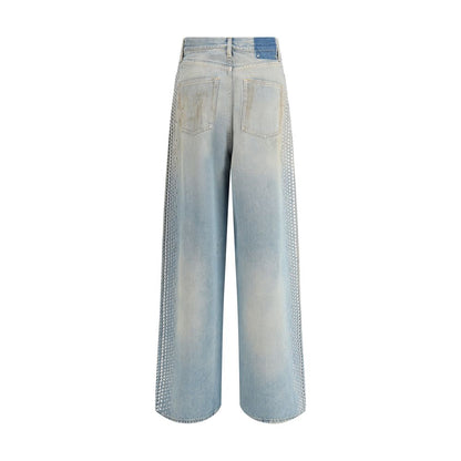 Golden Goose Hellblaue Boyfriend-Jeans aus Baumwolle