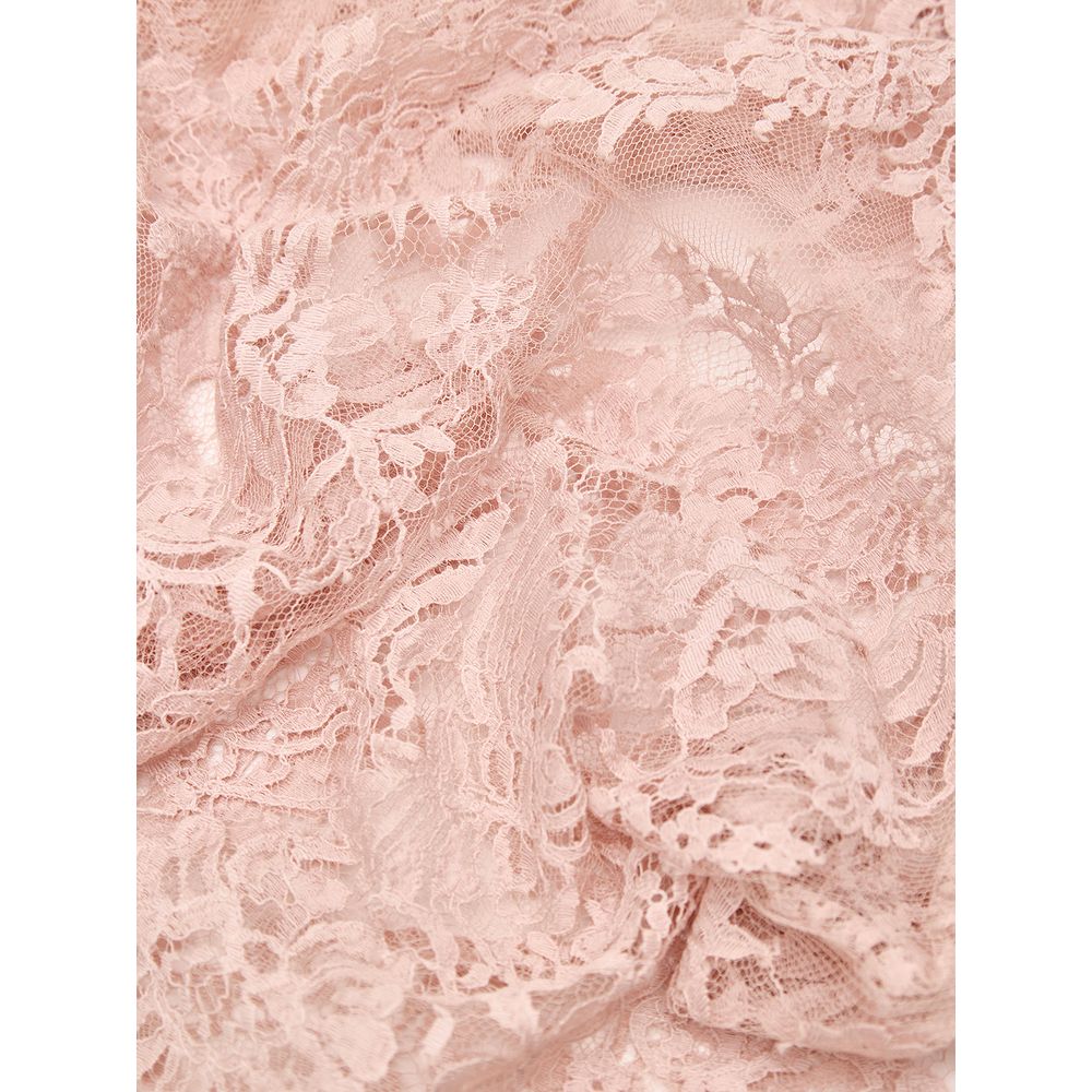 Gucci Pink Cotton Midi Skirt