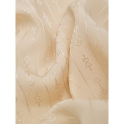 Gucci Beige Silk Pattern Shirt