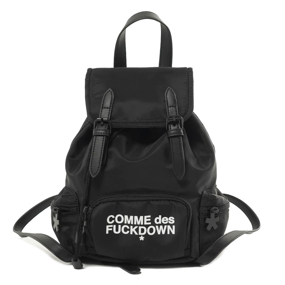 Comme Des Fuckdown – Schwarzer Nylon-Rucksack