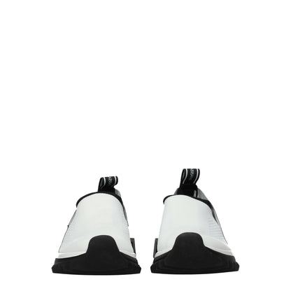 Dolce &amp; Gabbana – Klobige Sneakers aus weißem Stoff