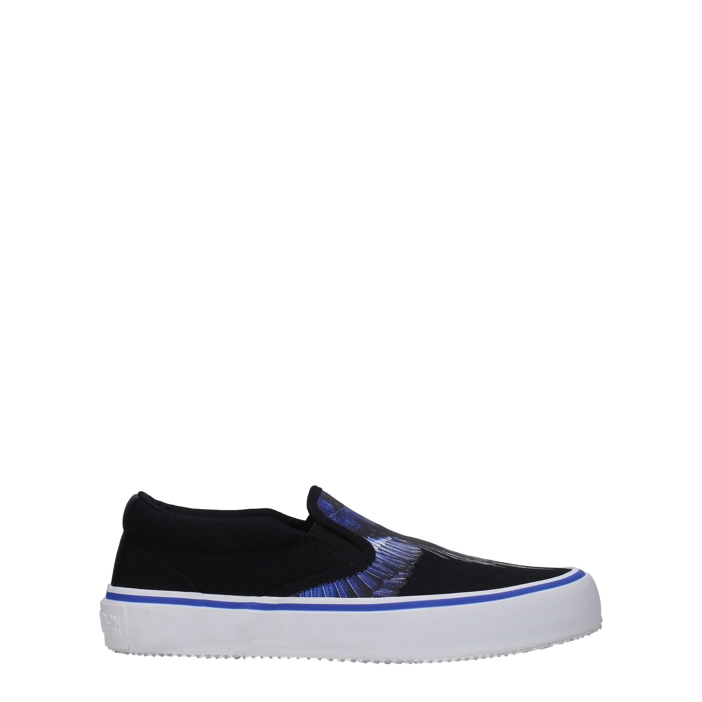 Marcelo Burlon Slip-On-Loafer aus schwarzem Stoff
