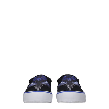 Marcelo Burlon Slip-On-Loafer aus schwarzem Stoff