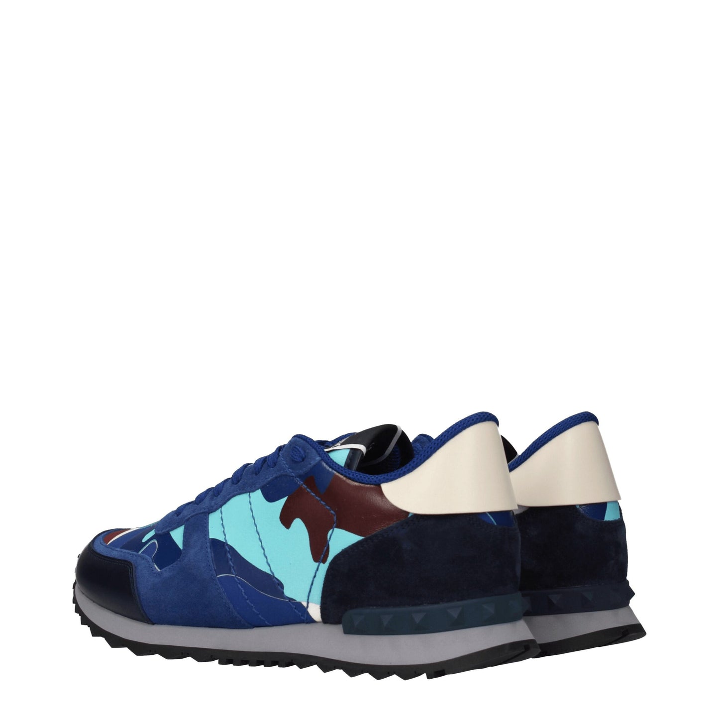 Valentino Garavani – Sportliche Sneakers aus blauem Leder