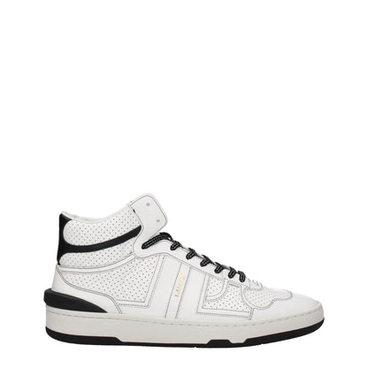 Lanvin weiße Leder-High-Top-Sneakers