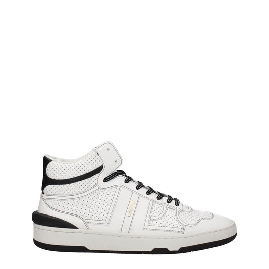 Lanvin weiße Leder-High-Top-Sneakers