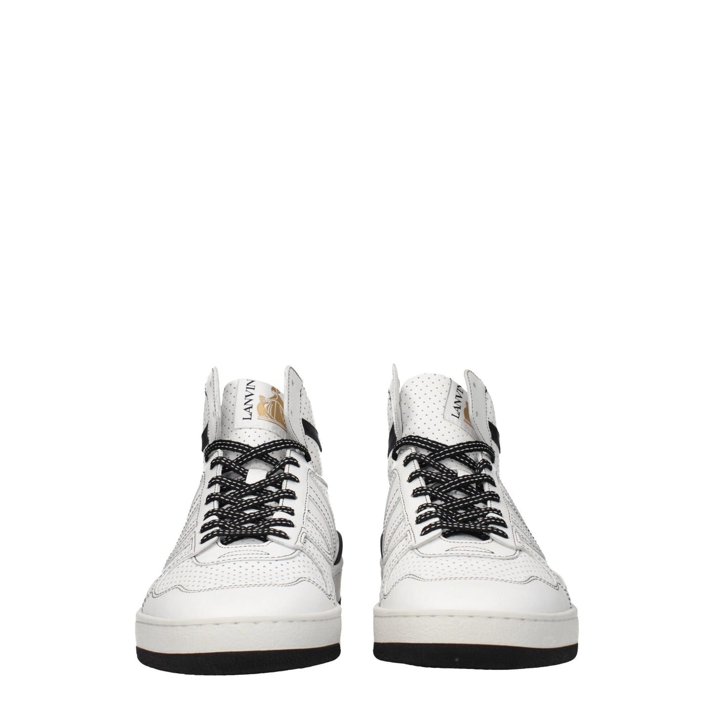 Lanvin weiße Leder-High-Top-Sneakers
