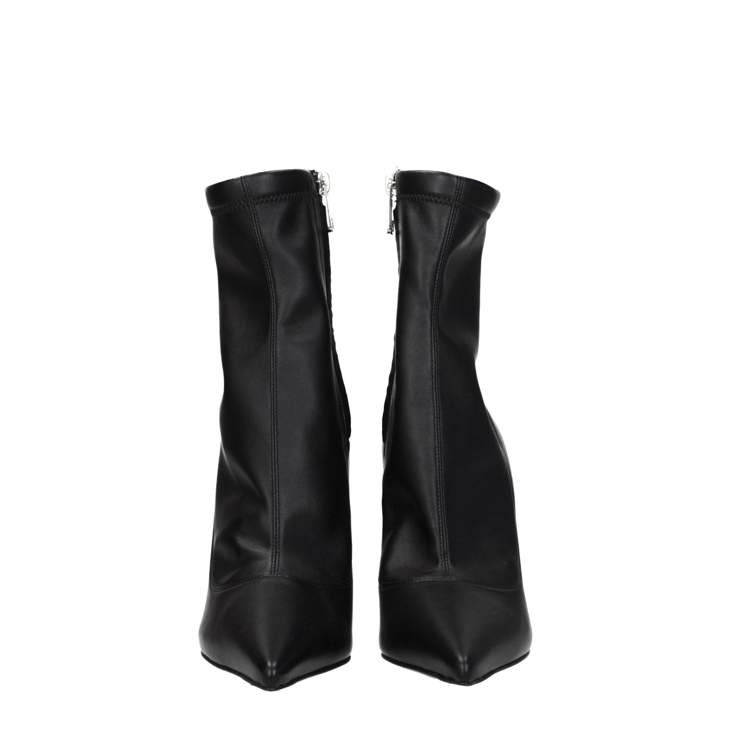 Dolce &amp; Gabbana Schwarze Lederstiefeletten