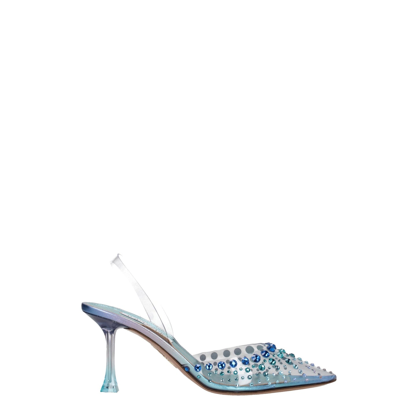 Aquazzura Transparente PVC-Stiletto-Sandalen