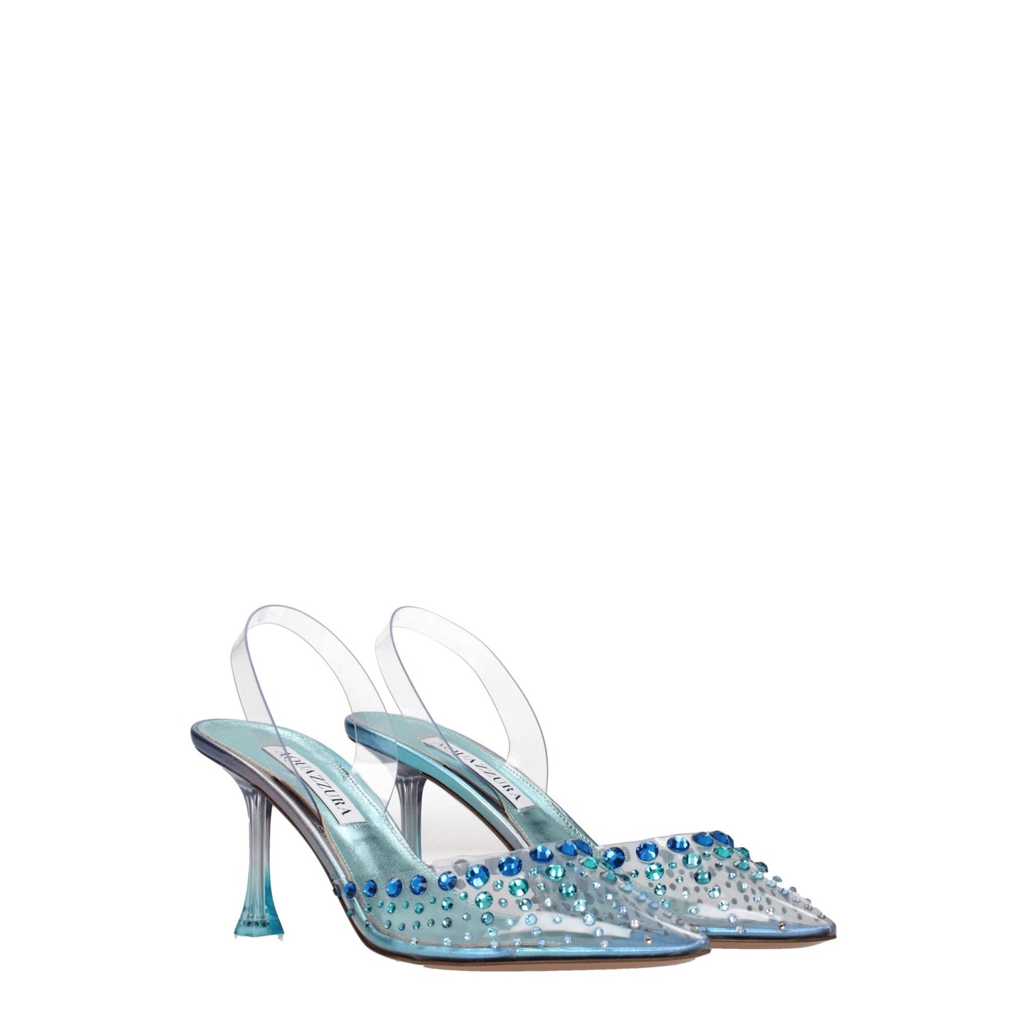 Aquazzura Transparente PVC-Stiletto-Sandalen