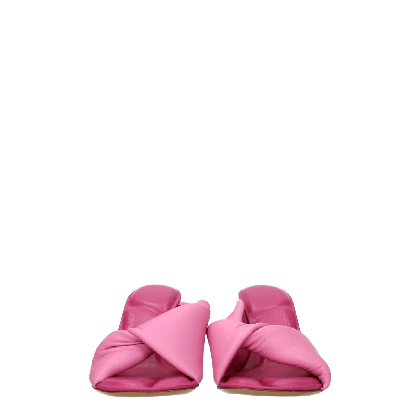 Jacquemus – Rosa Ledersandalen mit Stilettoabsatz