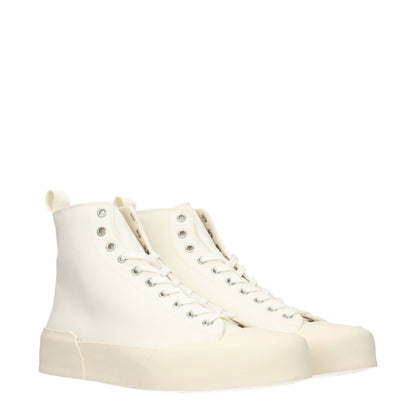 Jil Sander Beige Stoff High Tops