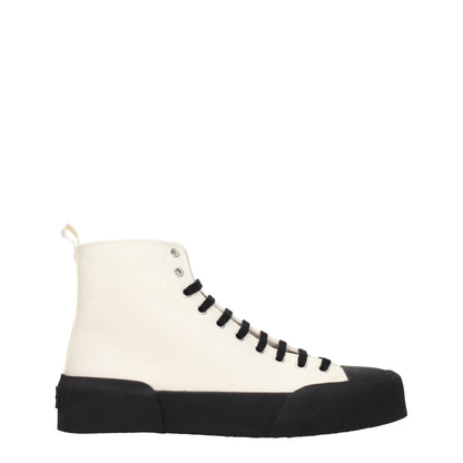 Jil Sander Beige Stoff High Tops