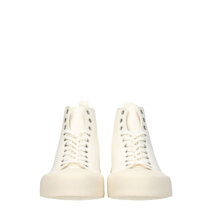 Jil Sander Beige Stoff High Tops