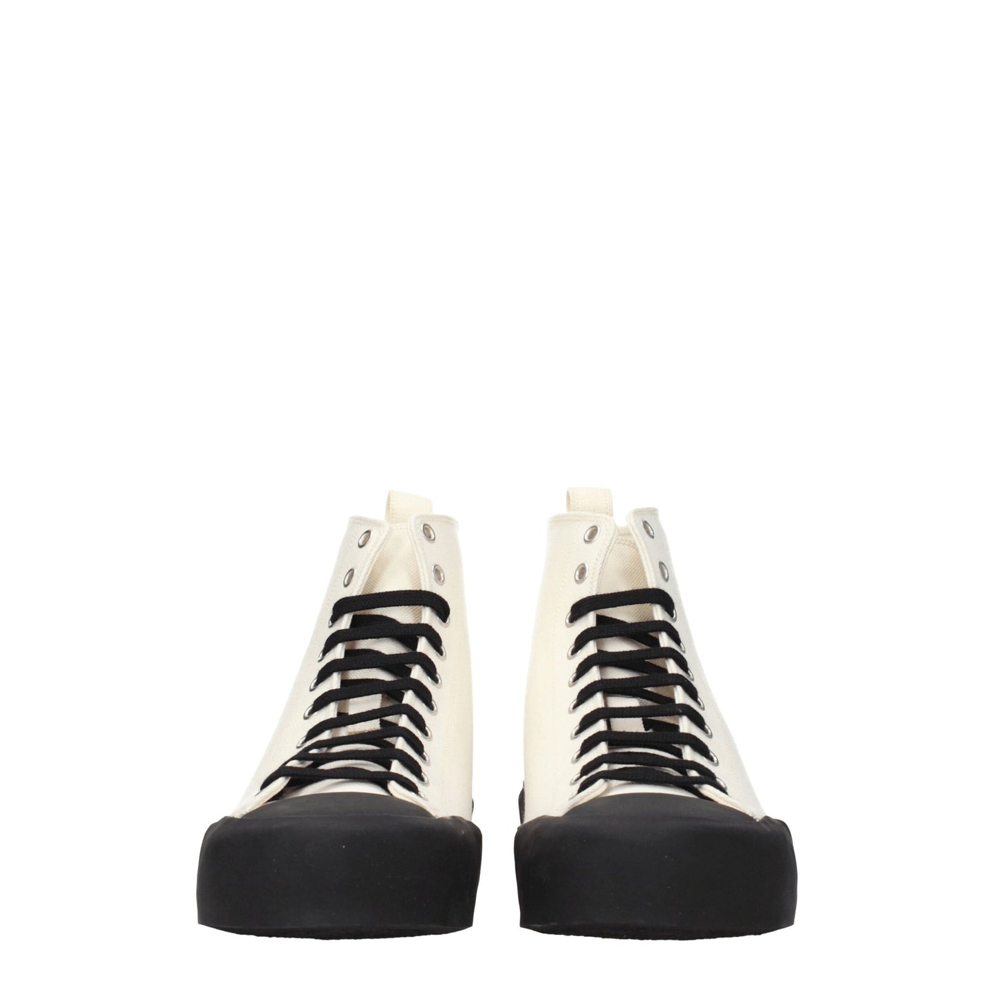 Jil Sander Beige Stoff High Tops