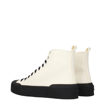 Jil Sander Beige Stoff High Tops