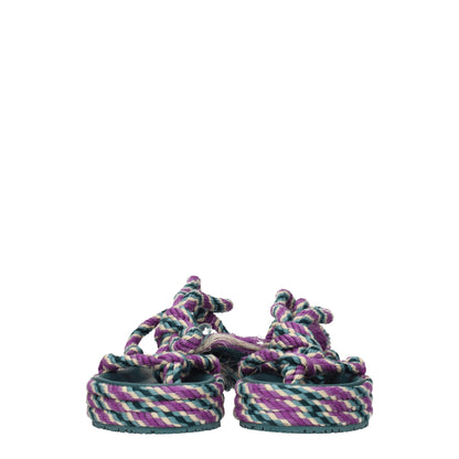 Isabel Marant Multicolor Fabric Flat Sandals