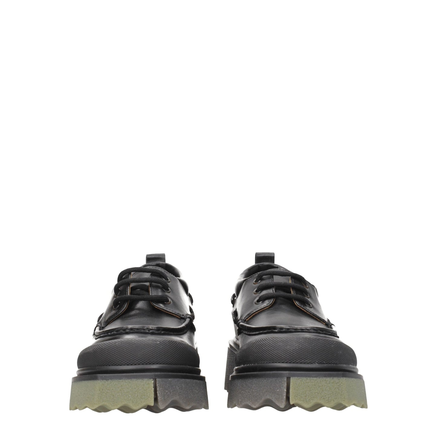 Off-White Slip-On-Loafer aus schwarzem Leder