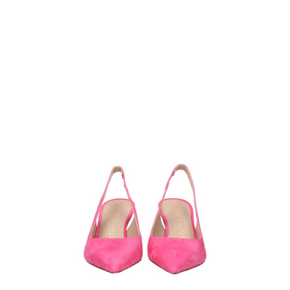 Stuart Weitzman – Rosa Pumps aus Leder mit hohem Absatz
