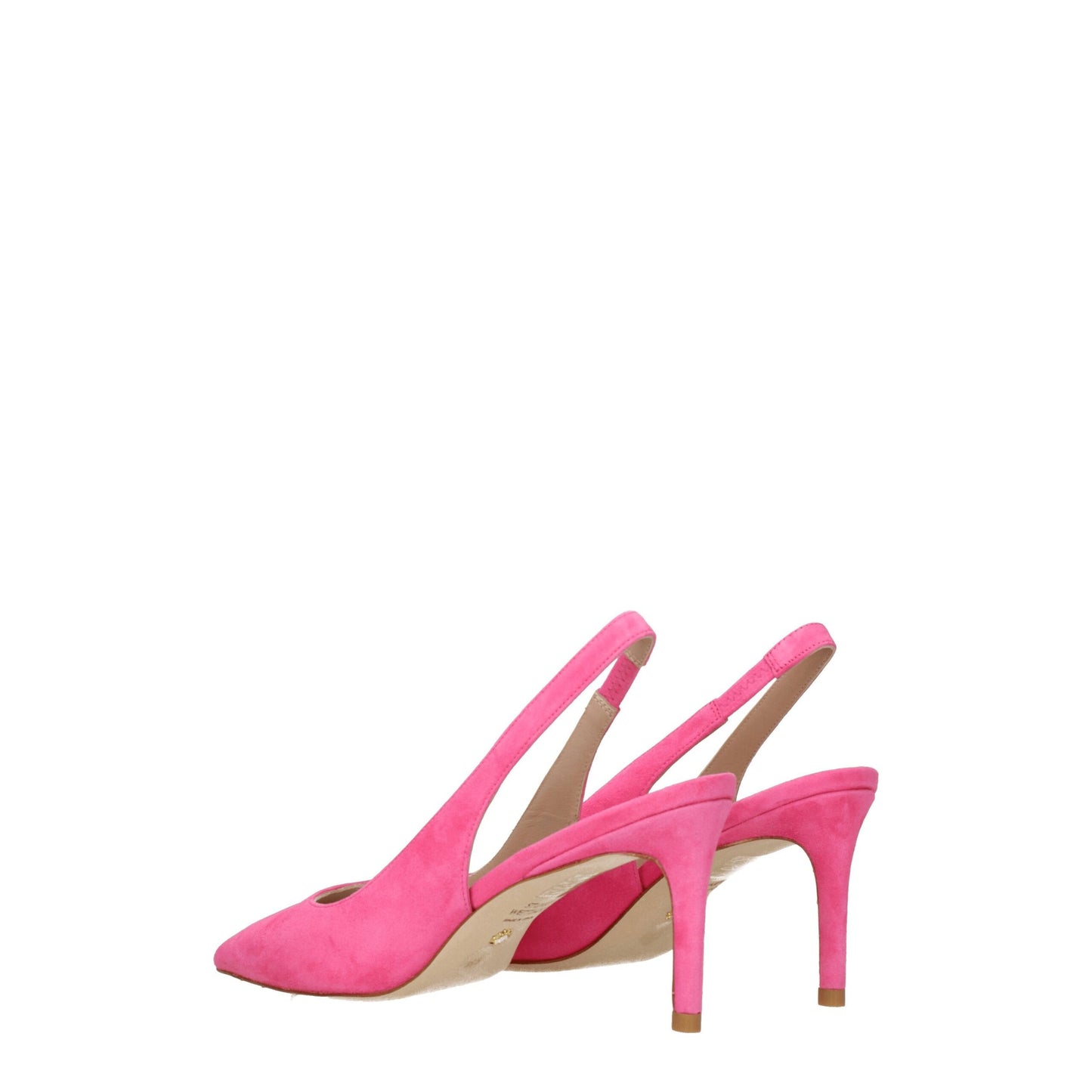 Stuart Weitzman – Rosa Pumps aus Leder mit hohem Absatz