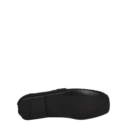 Dolce &amp; Gabbana Slip-On-Loafer aus schwarzem Stoff