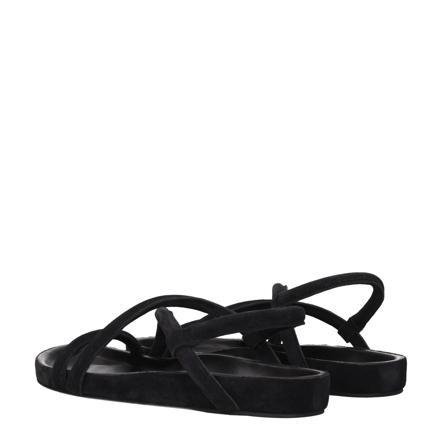 Isabel Marant – Flache Sandalen aus schwarzem Leder