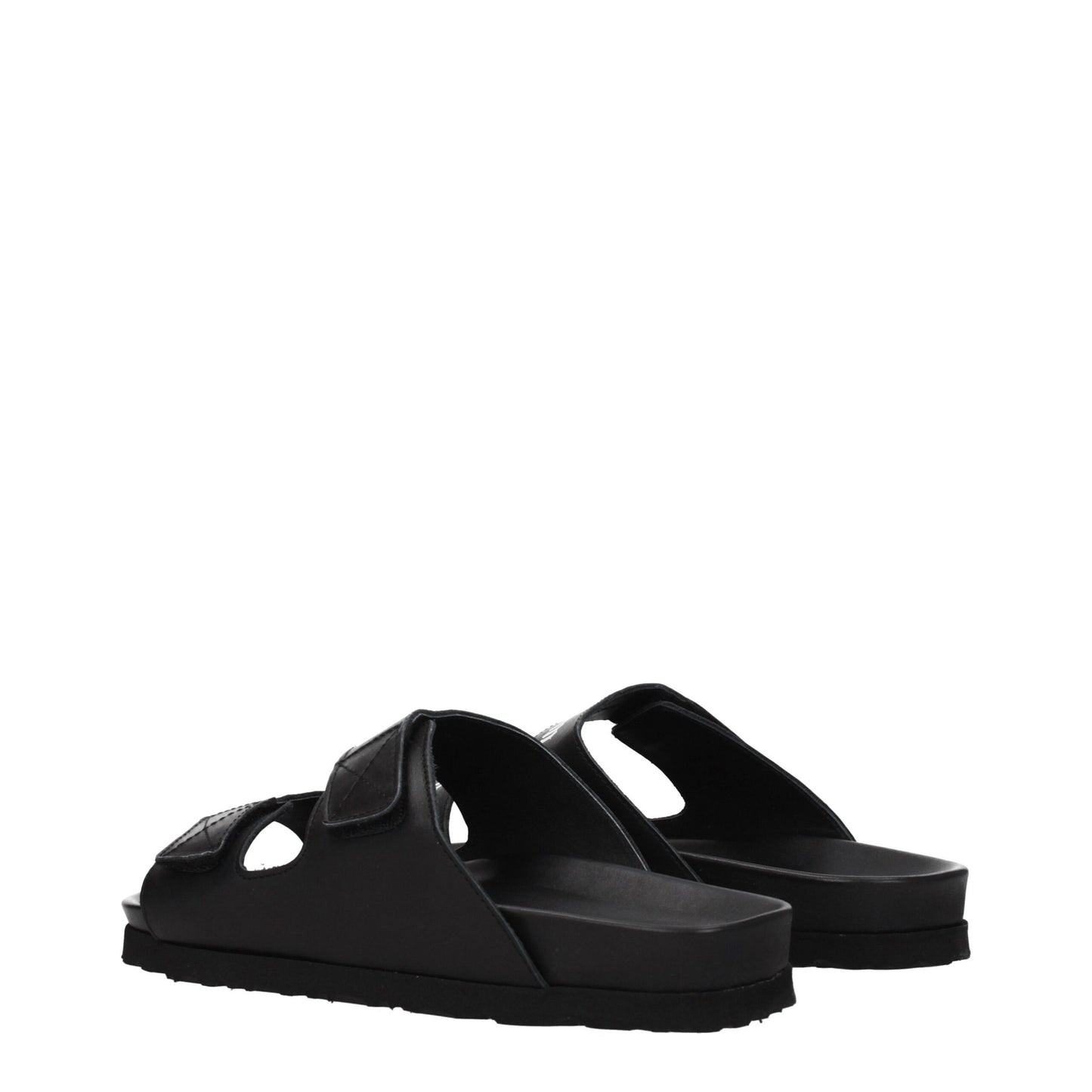 Palm Angels Schwarze Leder-Slipper