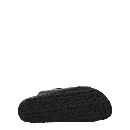 Palm Angels Schwarze Leder-Slipper