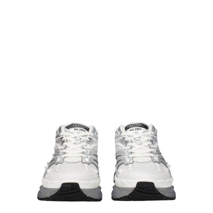 Valentino Garavani – Sportliche Sneakers aus weißem Stoff