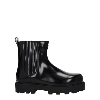 Schwarze Ankle Boots aus Leder von Givenchy