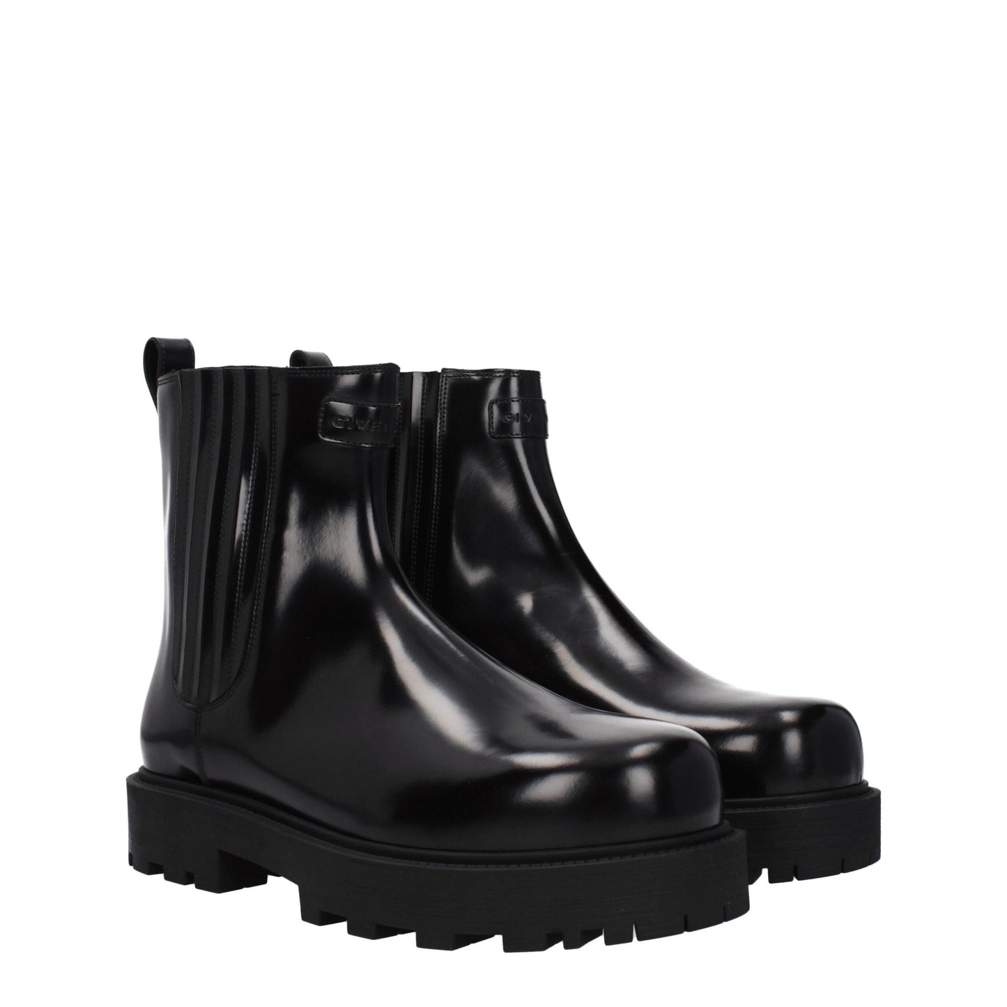 Schwarze Ankle Boots aus Leder von Givenchy